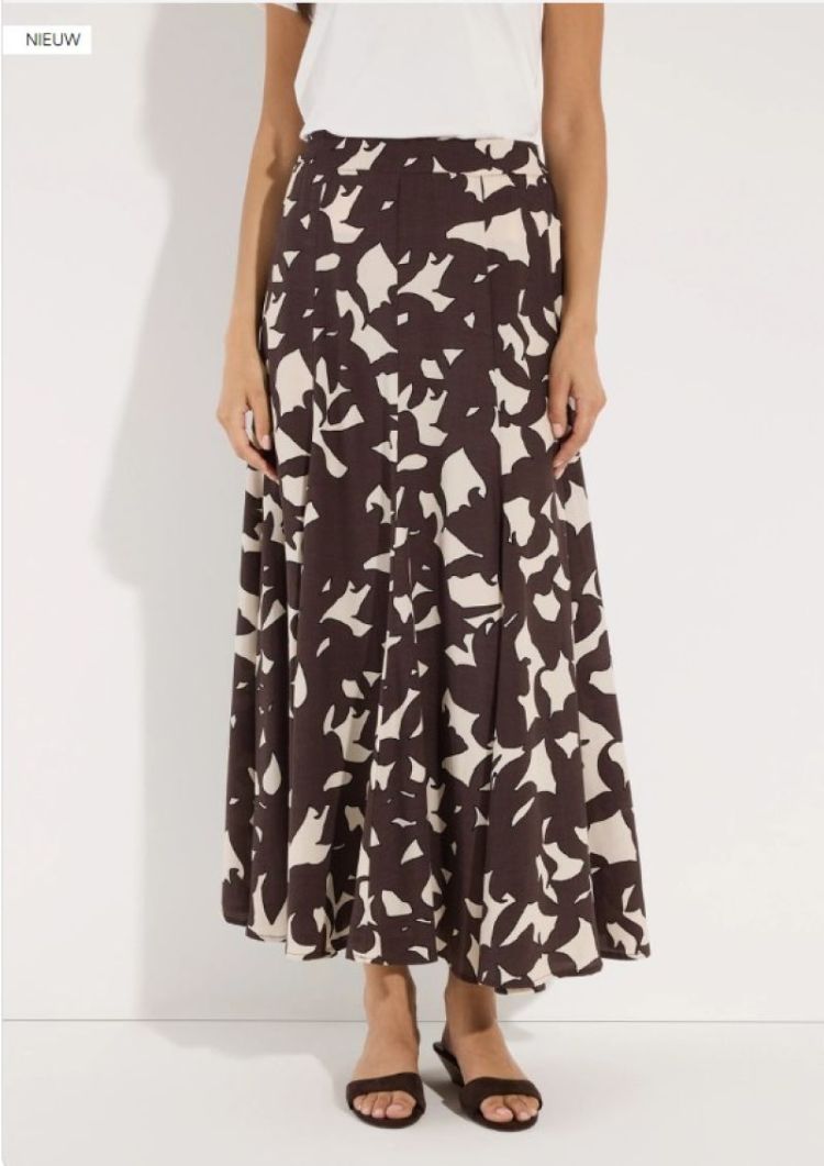PRINTED MIDI SKIRT 3031
